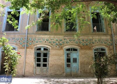 خانه غفوری نگین معماری قاجاری در محله عیدگاه مشهد